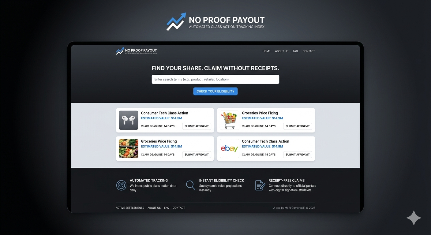 No Proof Payout